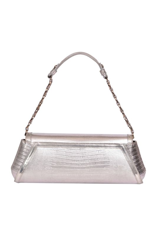 Versace Metallic Leather Sling bag