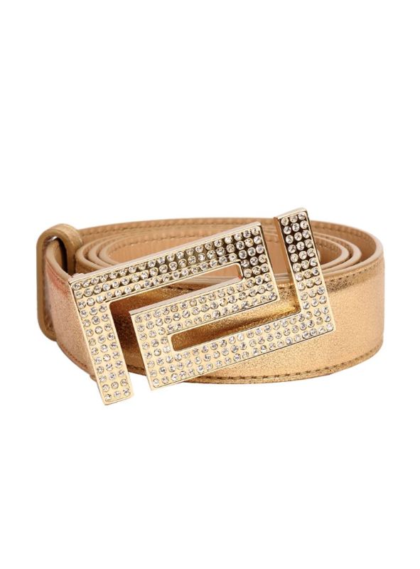 VERSACE METALLIC STUDDED VINTAGE BELT