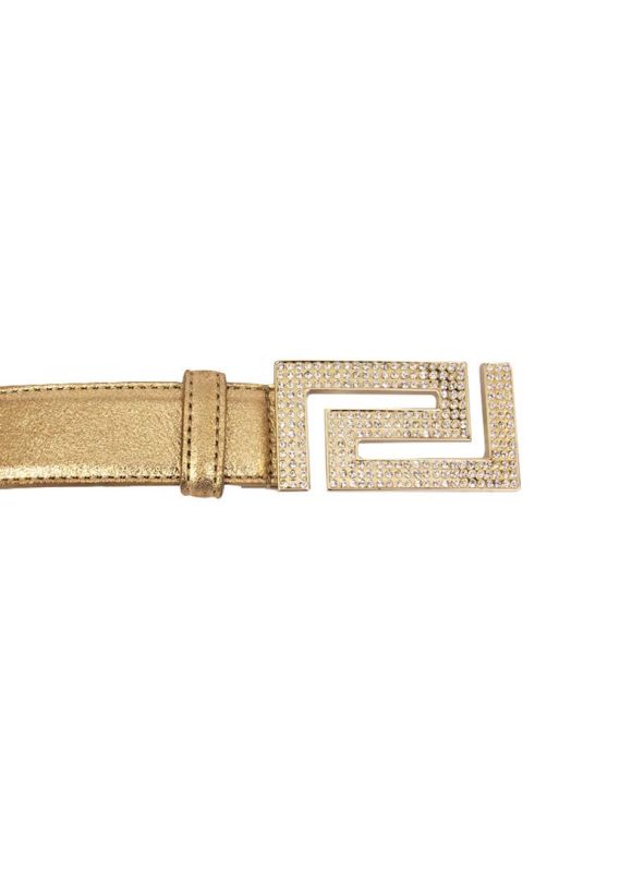 VERSACE METALLIC STUDDED VINTAGE BELT