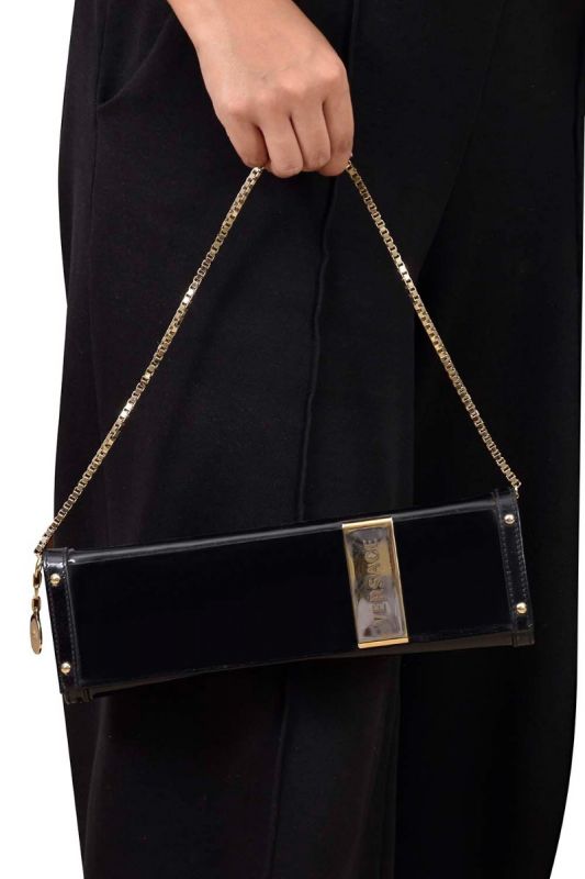 Versace Patent Leather Sling Bag