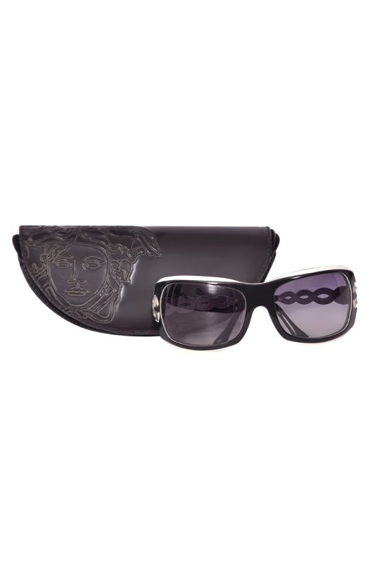Versace Silver Logo Sunglasses