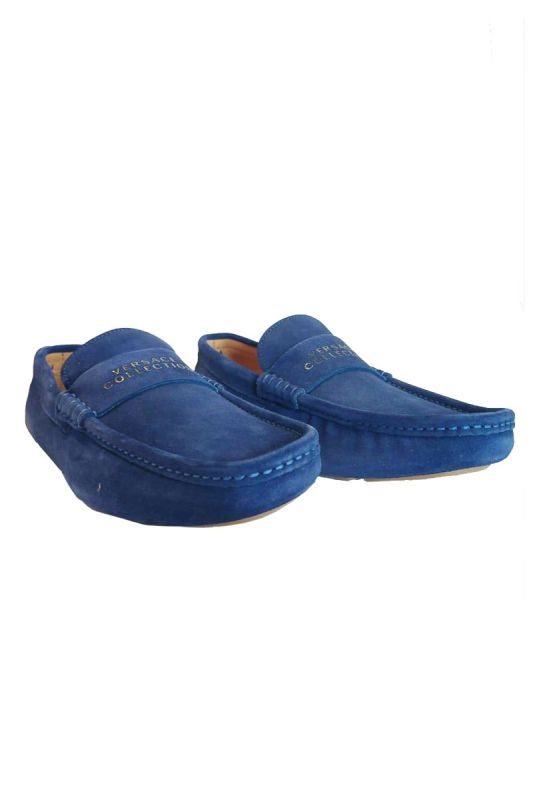VERSACE SUEDE LOAFERS