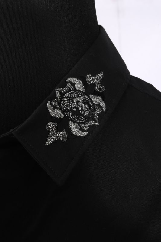 Versace Versus Size L Black Collar Shirt