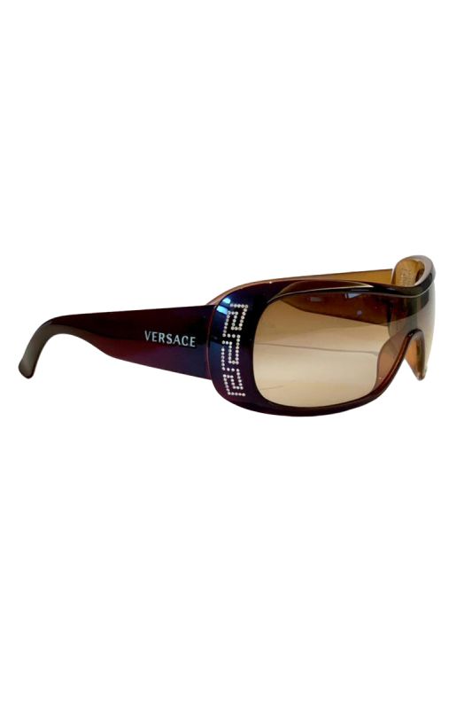 VERSACE WOMEN DIAMANTE OVERSIZED SUNGLASSES