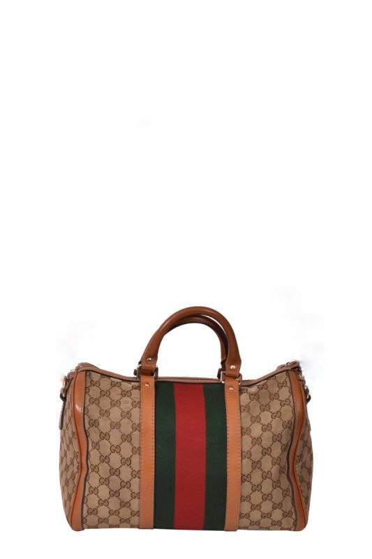 Gucci Vintage Web GG Boston Bag
