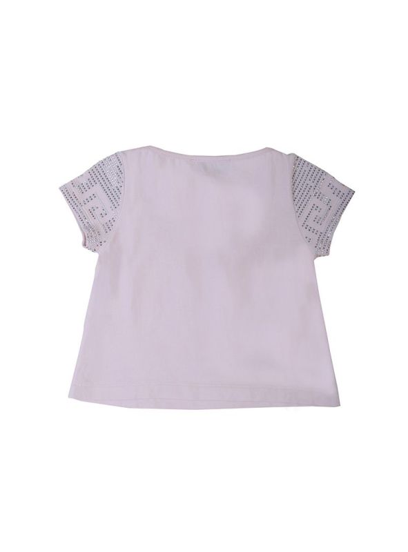 YOUNG VERSACE PASTEL PINK CRYSTAL TOP