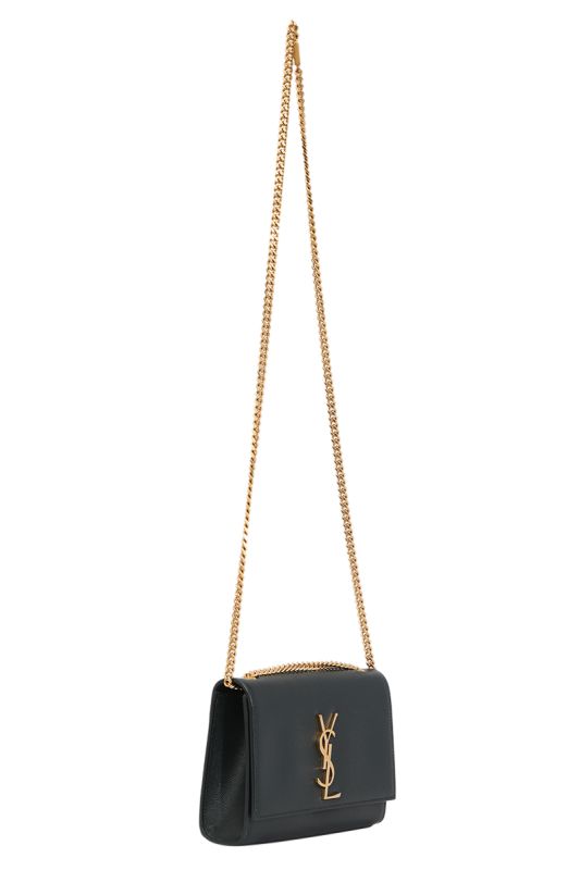Ysl Kate Small Embossed Leather Chain Sling Bag