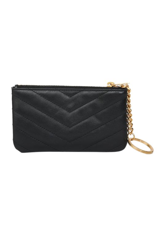 Ysl Matelasse Monogram Key Pouch