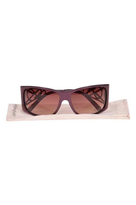 YSL Purple Metal Sunglasses 6108/S