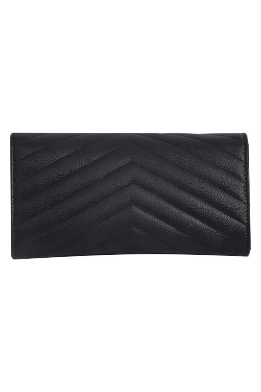 Yves Saint Laurent Cassandre Matelasse Flap Wallet