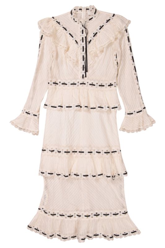 Zimmerman White Tiered Dress