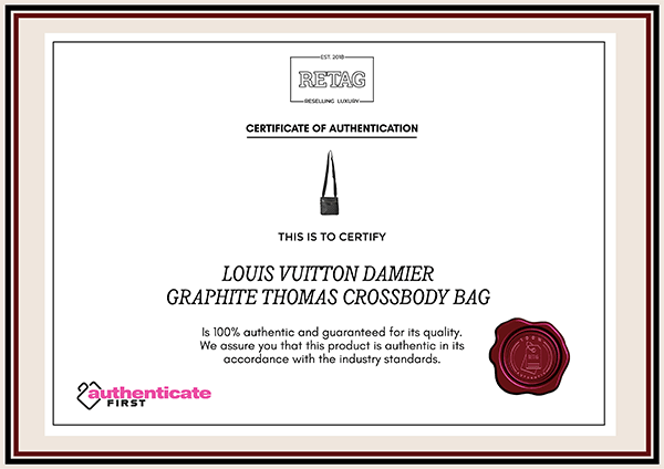 Louis Vuitton Thomas Damier Graphite bag