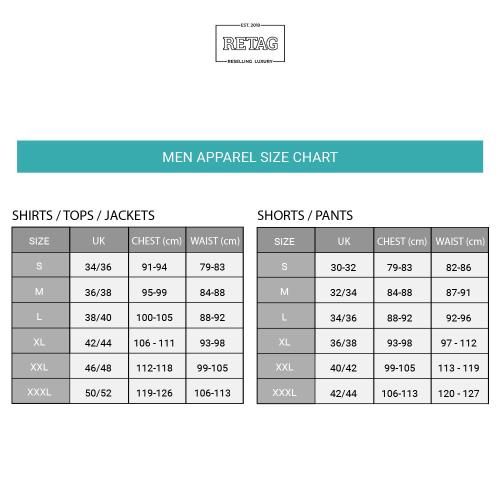 Armani exchange t outlet shirt size chart