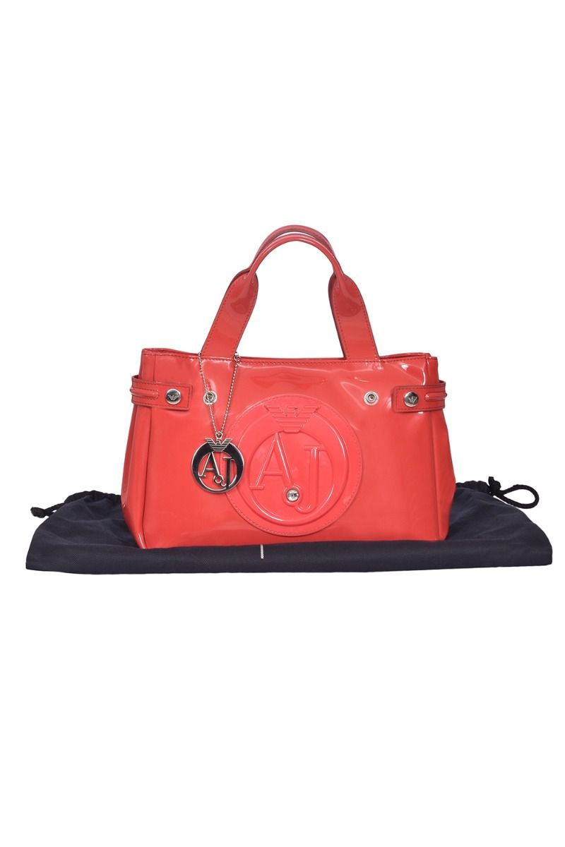 Patent leather bag Armani Jeans Red in Patent leather - 41142564