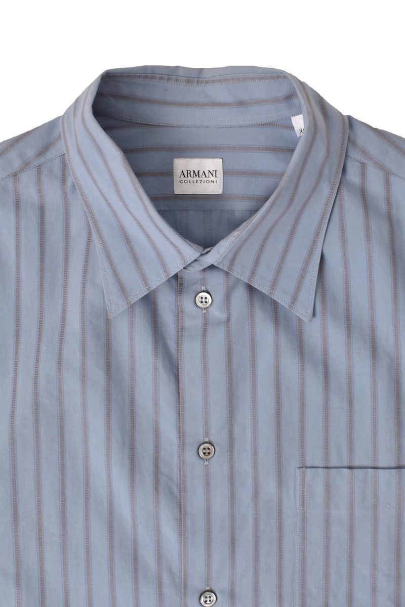 Armani deals check shirt