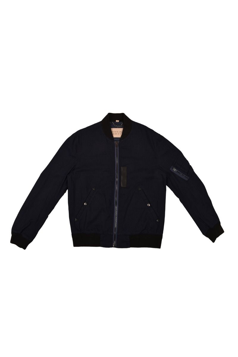 Mens blue burberry jacket store