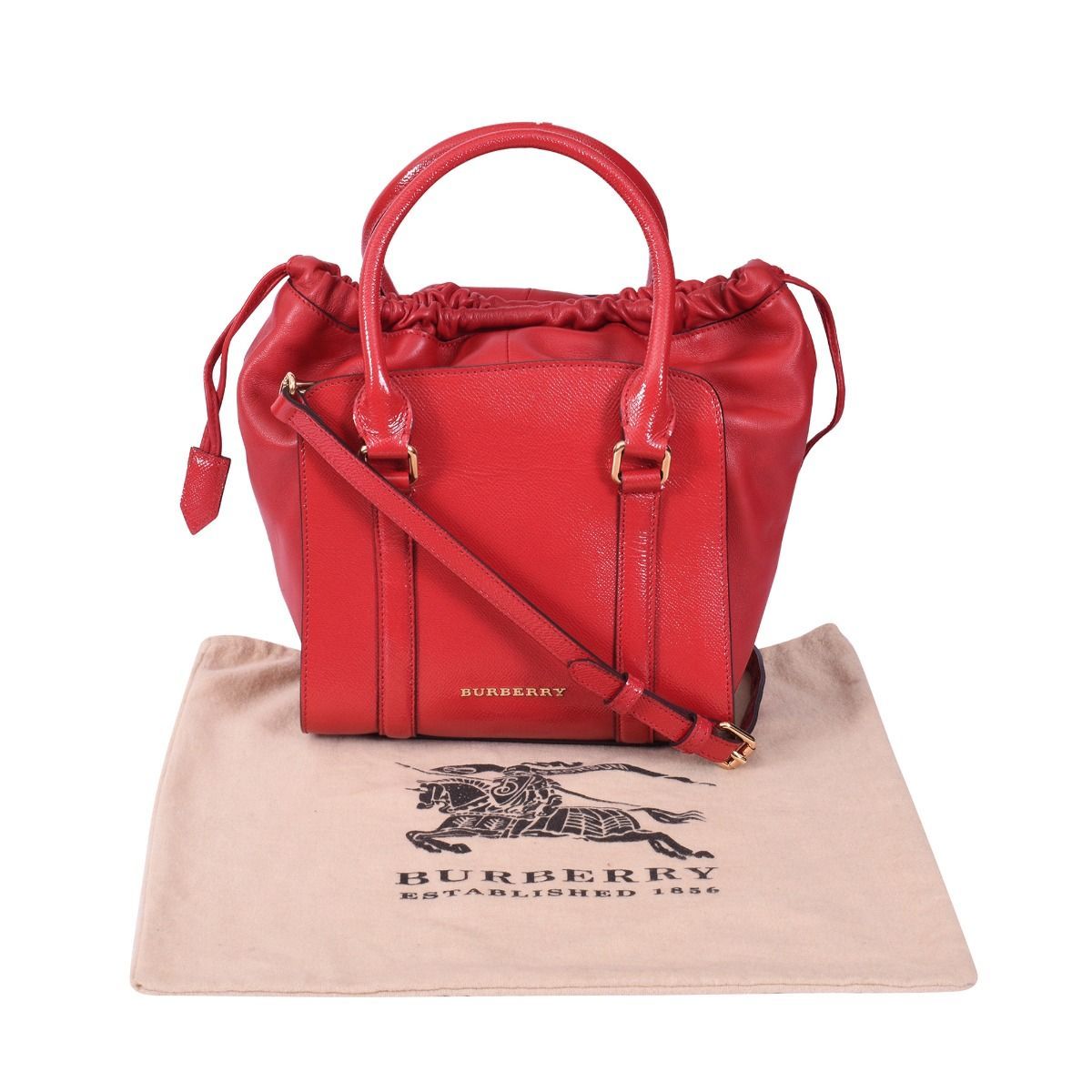 Burberry Red Tote Bags