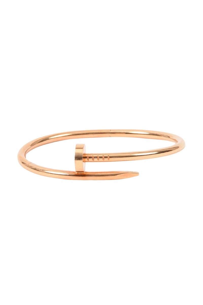 Cartier 18k Pink Gold Juste Un Clou Bracelet Size 15 - Yoogi's Closet