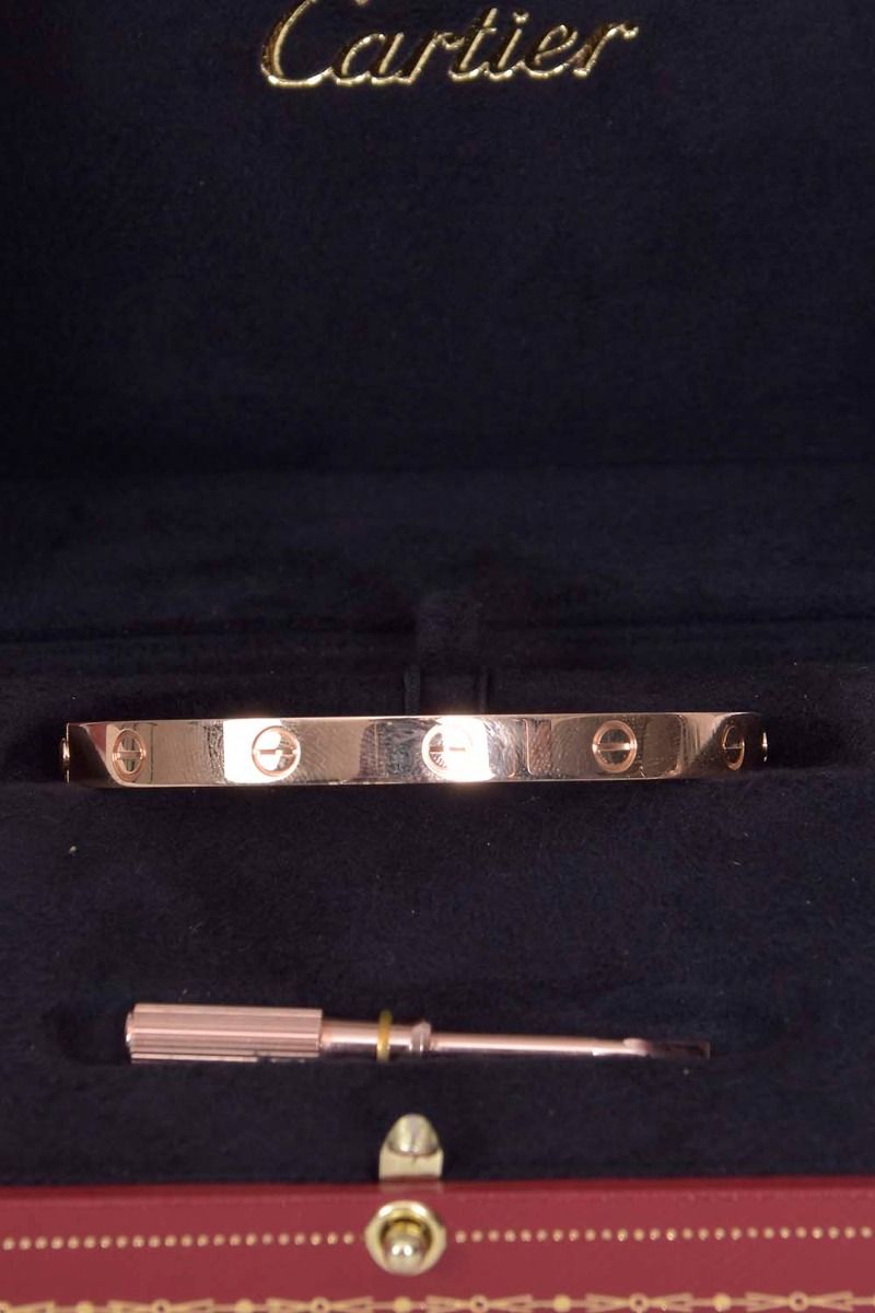 Cartier Love Rose Gold Bracelet
