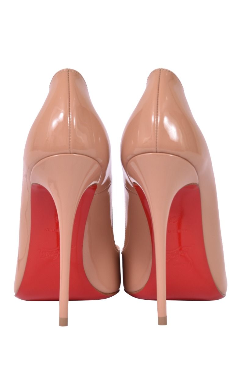 Christian louboutin sales beige pumps