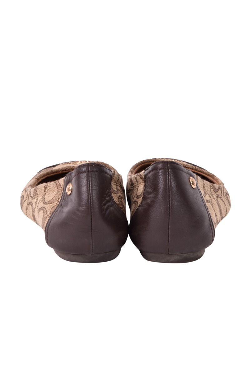 Coach signature flats online