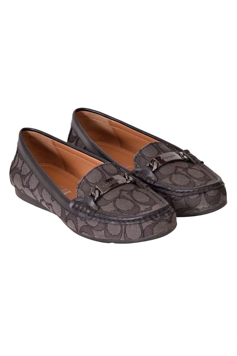Coach Signature Monogram Loafers