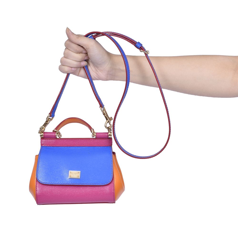Dolce Gabbana Mini Multicolor Sicily Bag