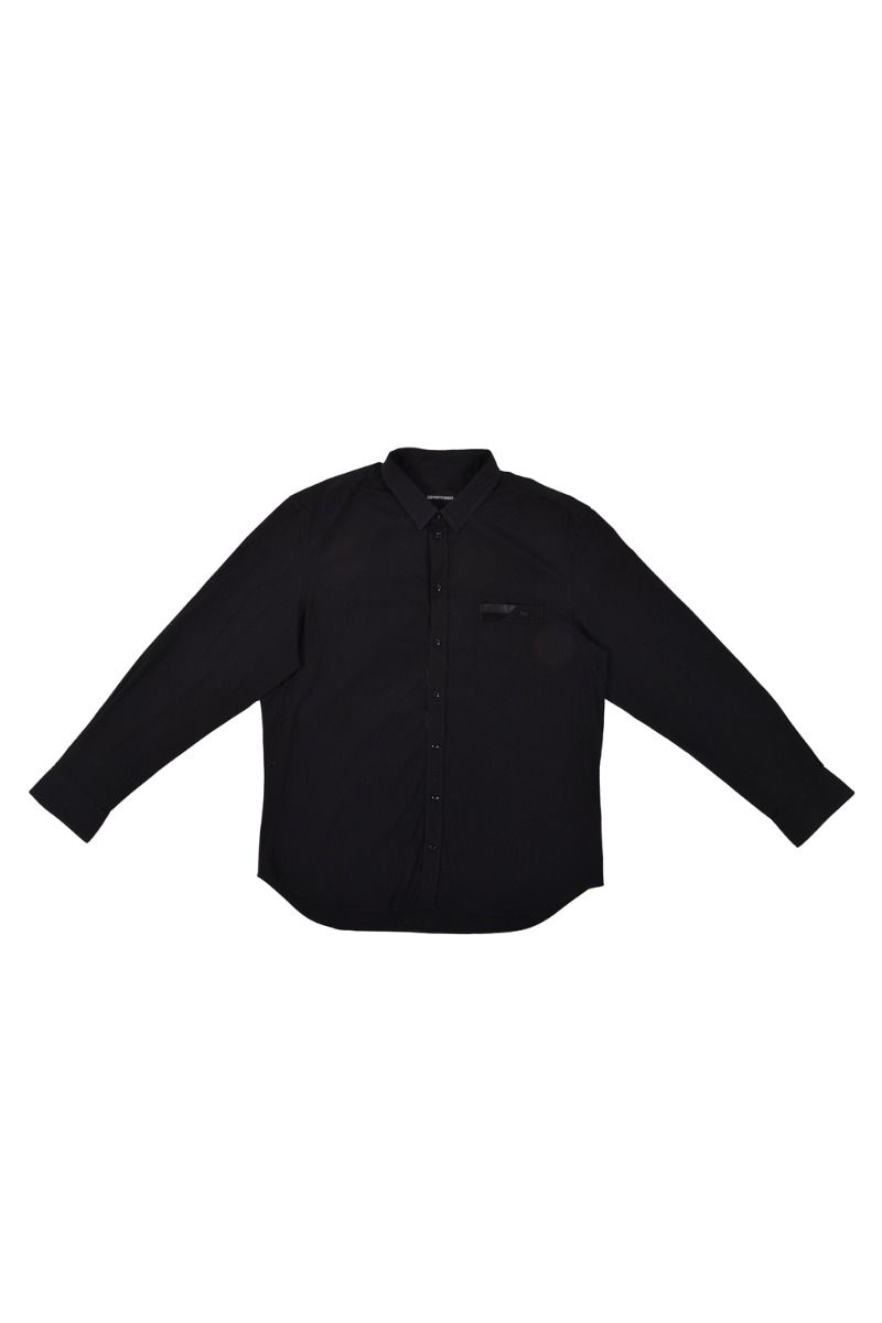 Armani black best sale dress shirt