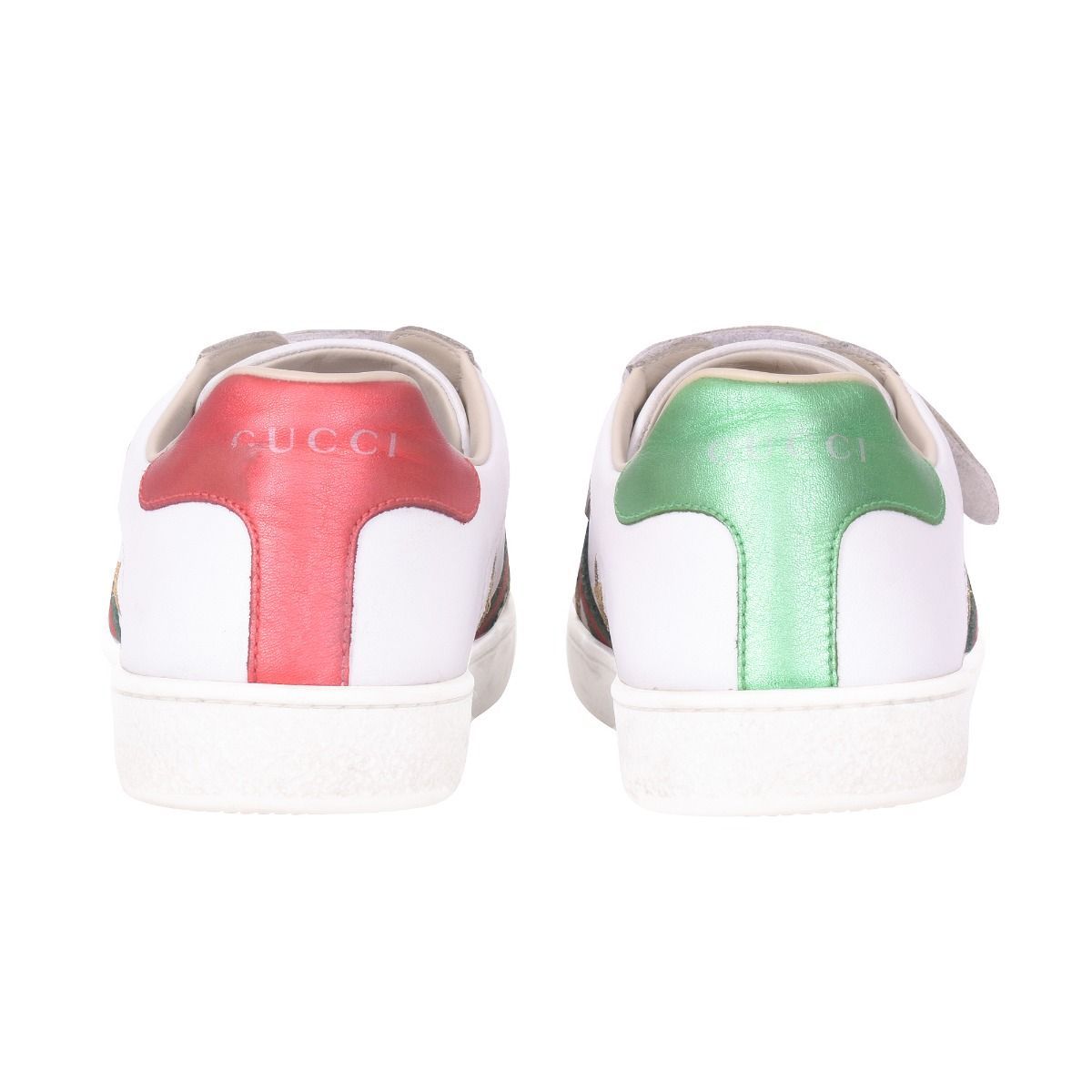 Gucci Ace Sneakers Web Leather White Men – voilà.id