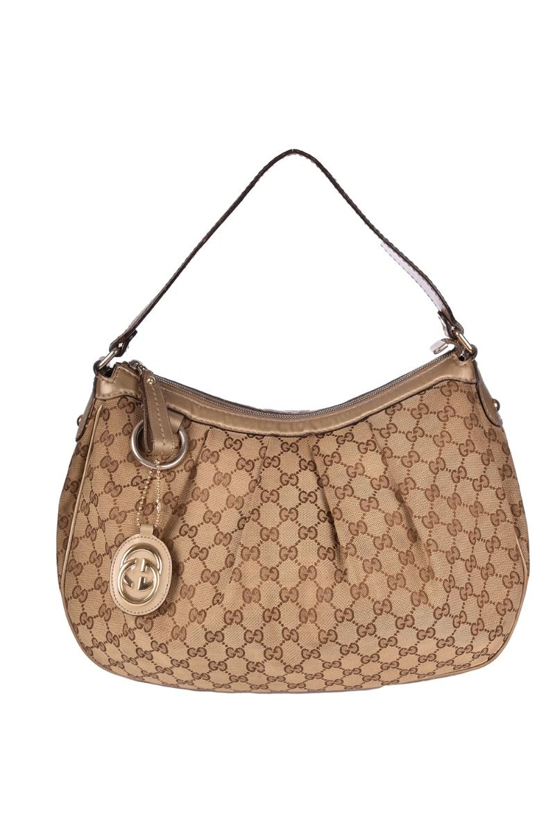Gucci Monogram Hobo Bag  Labellov  Buy and Sell Authentic Luxury