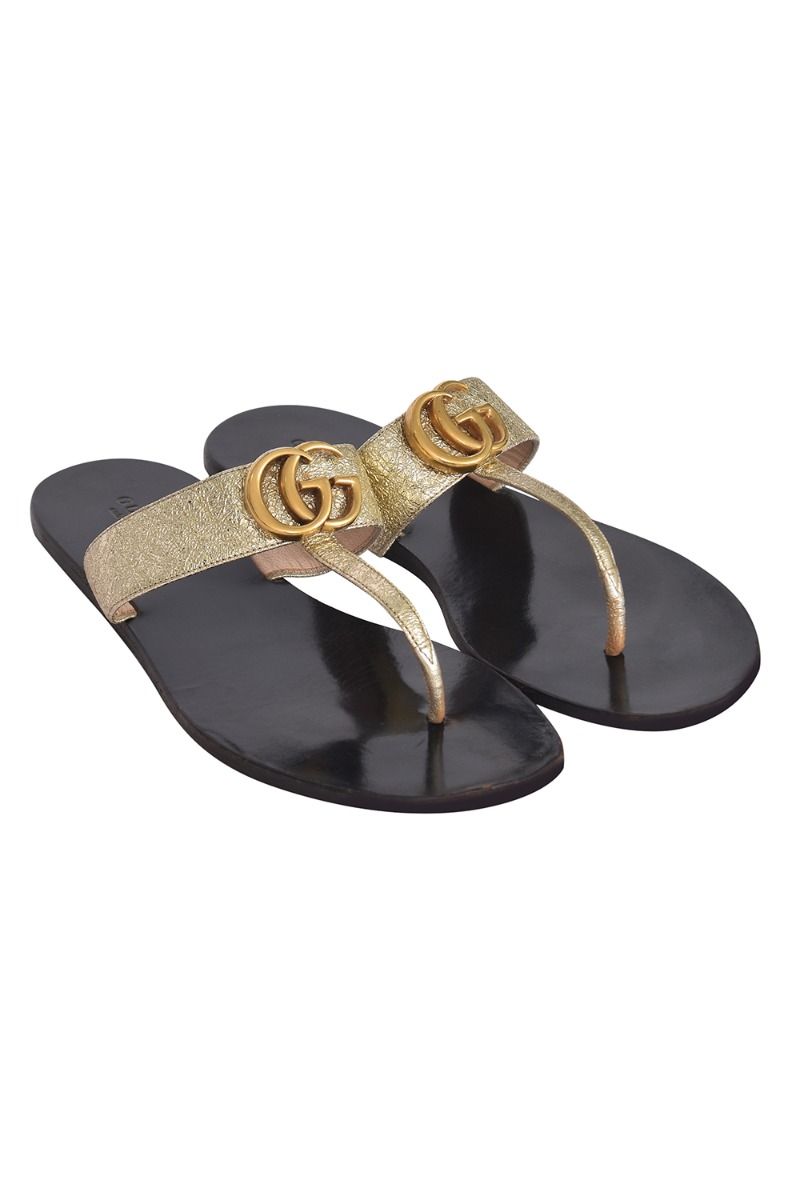 Gucci marmont 2025 thong sandals sale
