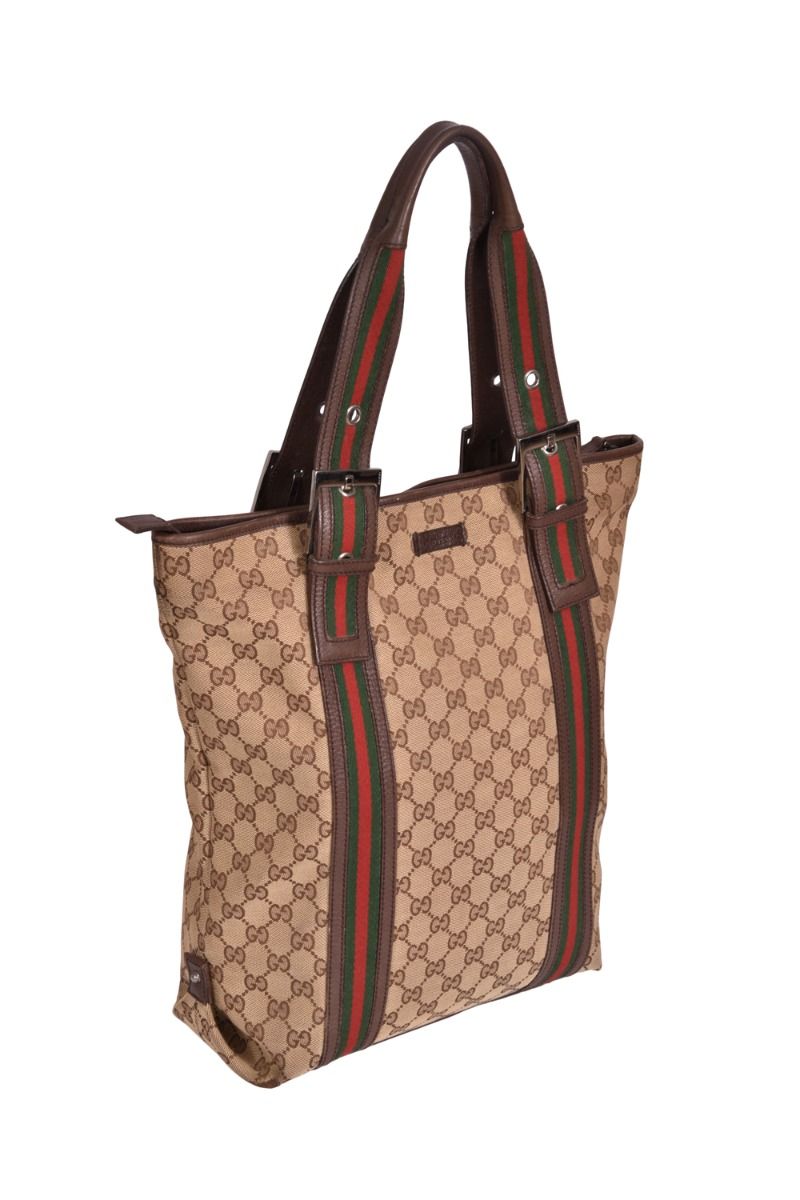 Borsa a tracolla Gucci Interlocking G in pelle martellata nera