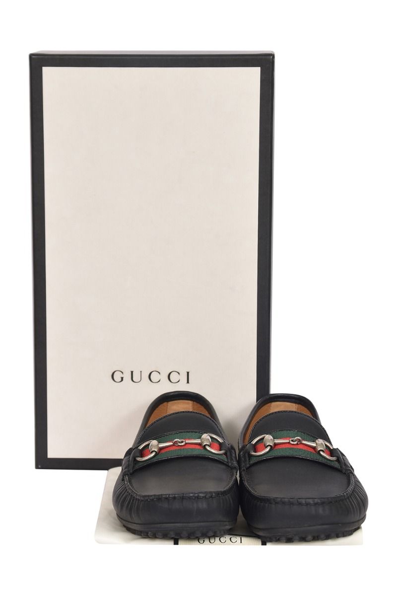 Gucci Signature Leather Loafers