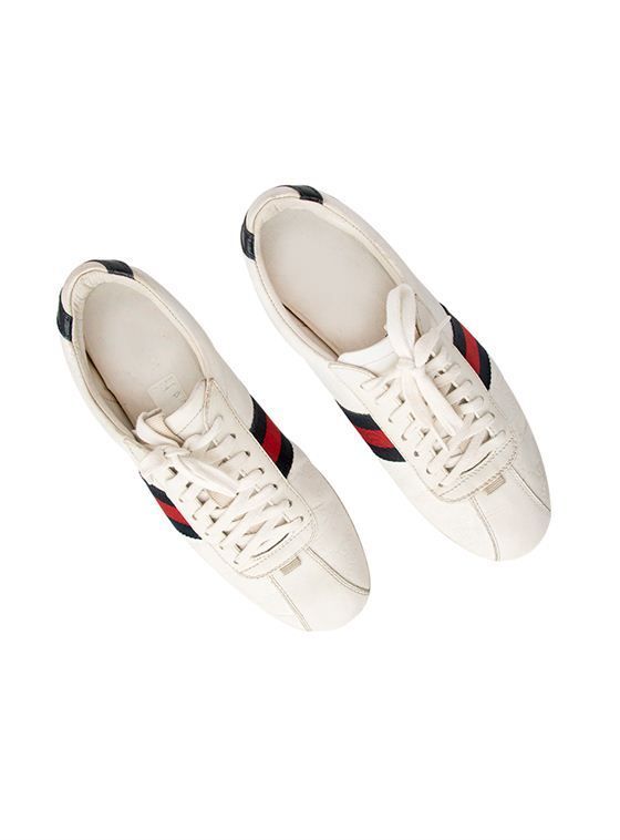 Original gucci white shoes new arrivals