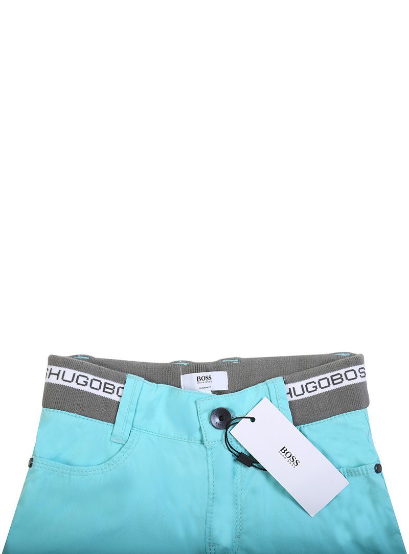 Hugo Boss Green Bermuda Shorts