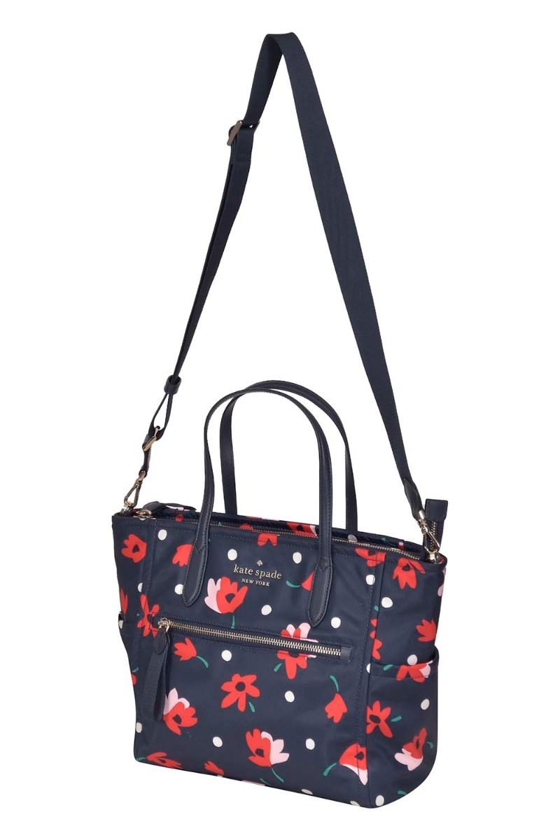 Amazon.com: Kate Spade Perfect Large Top Zip Tote Bag Blazer Blue Pansy  Toss Dahlia Floral : Clothing, Shoes & Jewelry