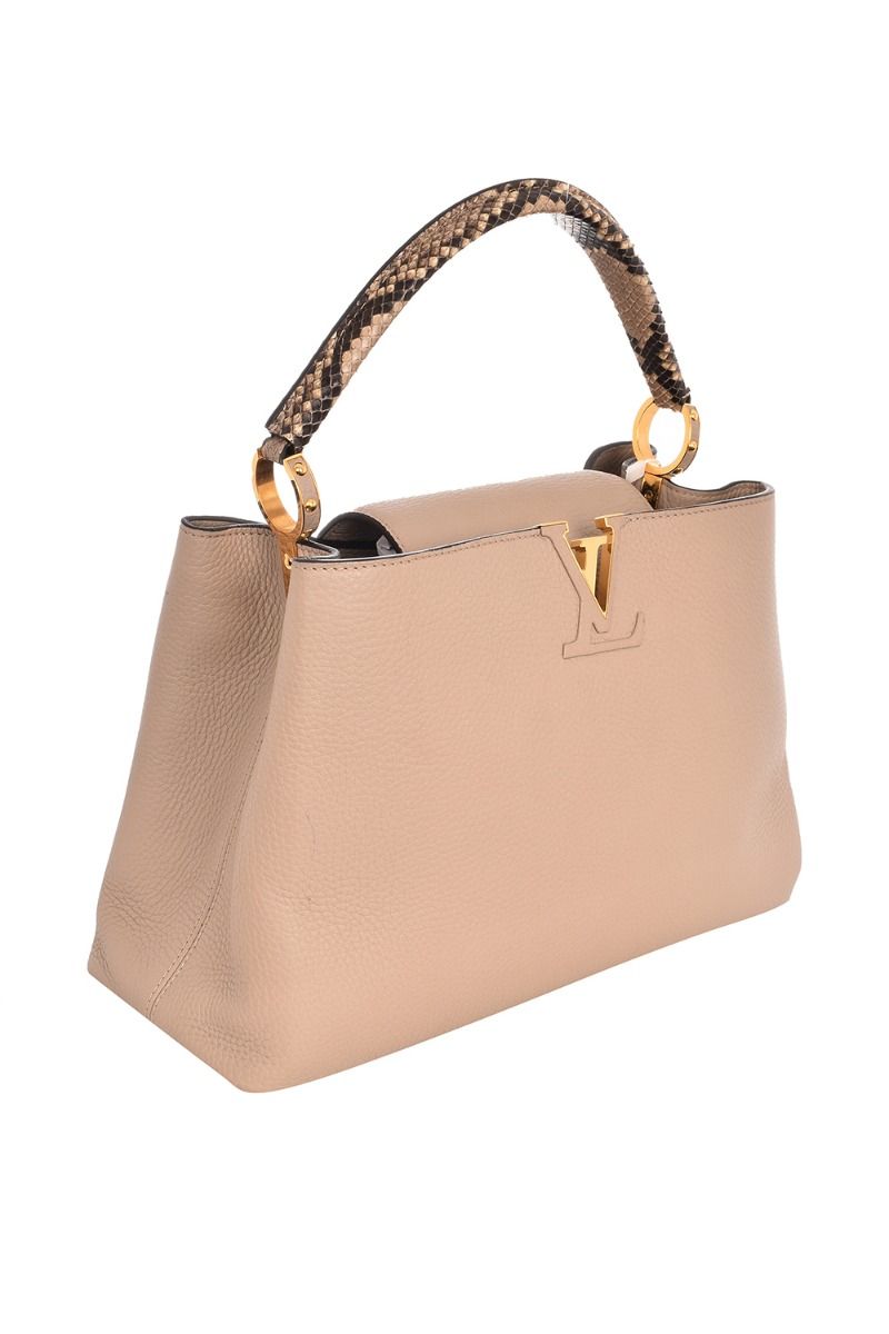 Louis Vuitton Capucines Mm Exotic Skin Tote Bag