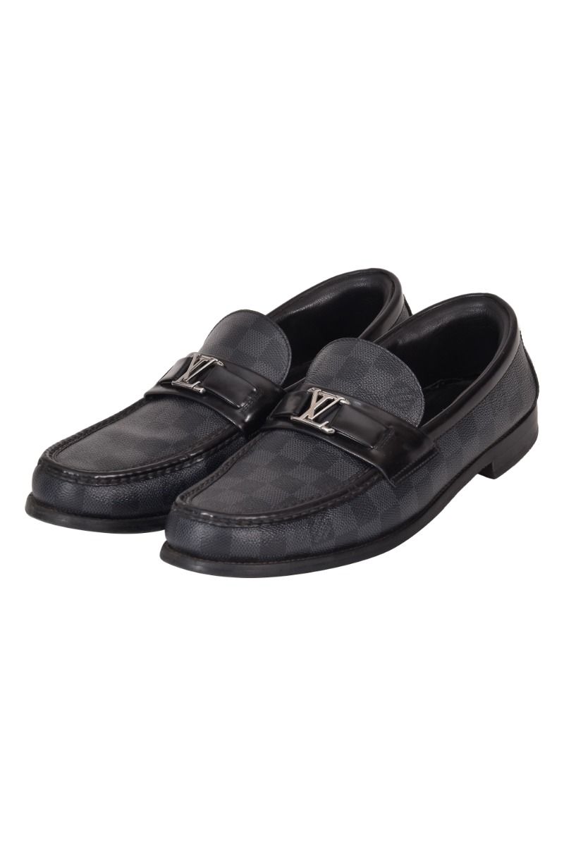 LOUIS VUITTON Monogram Dreamy Line Loafers Black Size 37 (US 6.5) - New