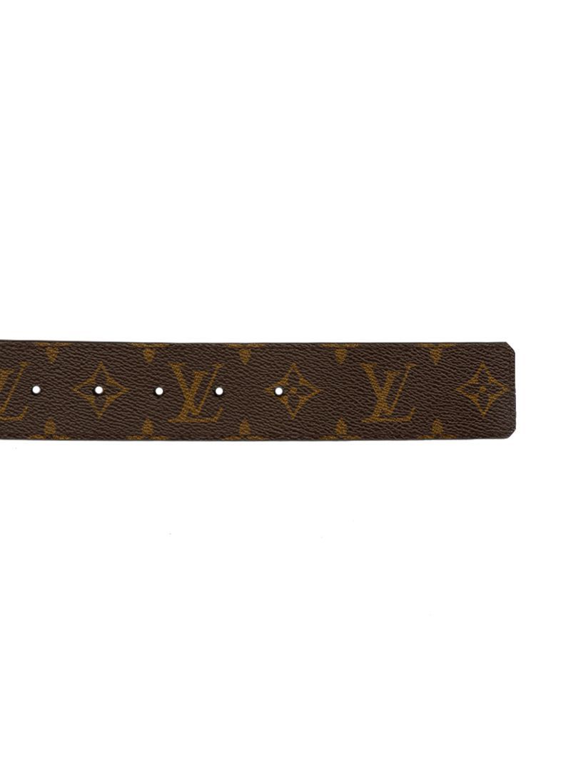 vuitton brown monogram belt