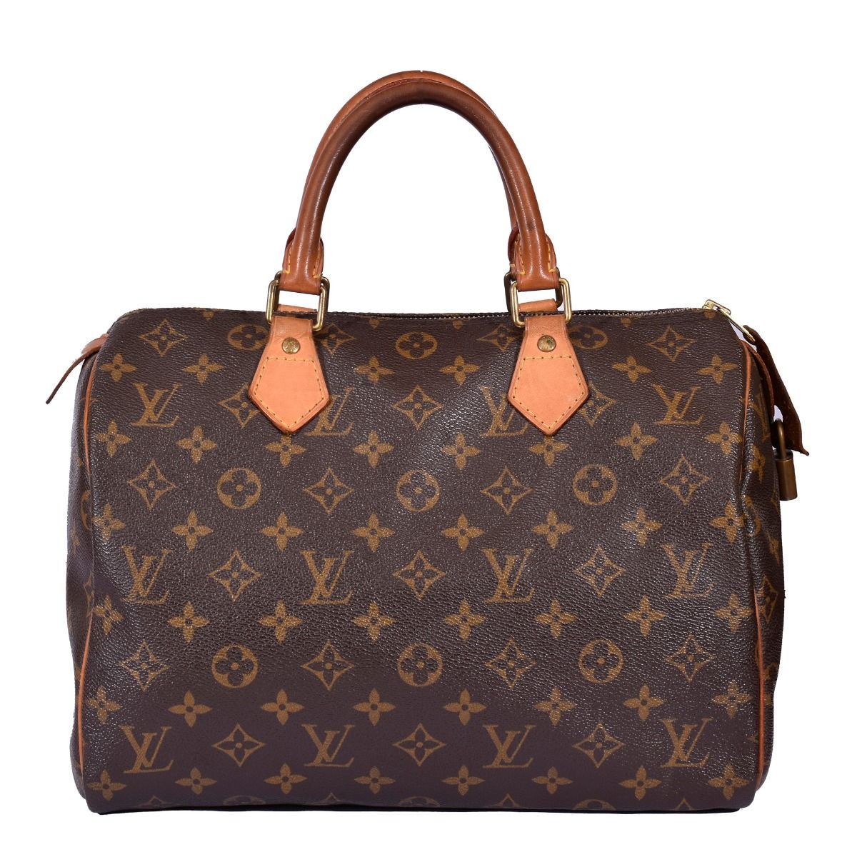 Louis Vuitton Brown, Pattern Print 2023 Monogram Speedy Bag Charm Micro