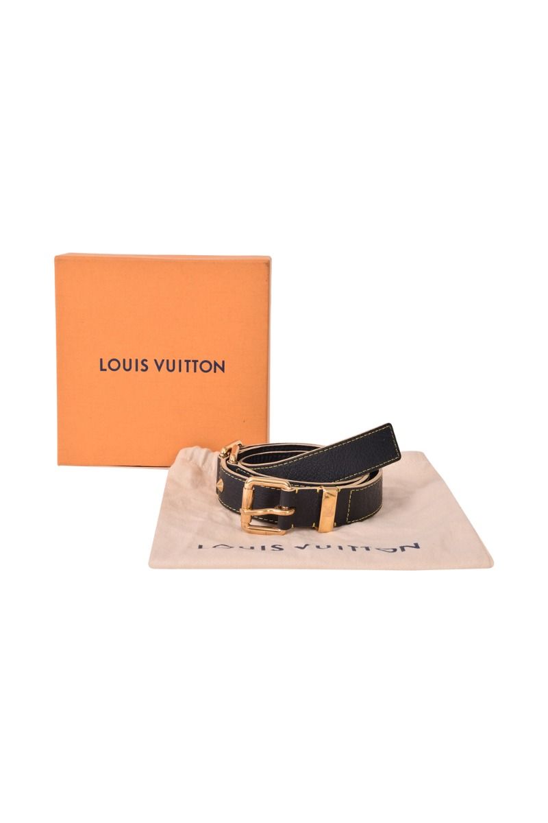 Louis Vuitton White Multicolor Monogram Canvas Skinny Belt 90 CM Louis  Vuitton