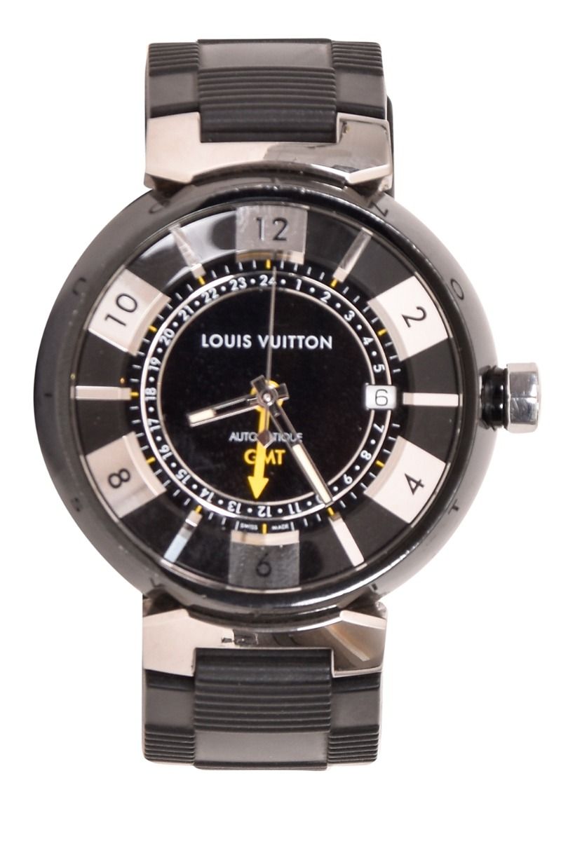 Louis Vuitton - Tambour with Date & Leather Band – Every Watch Has a  Story