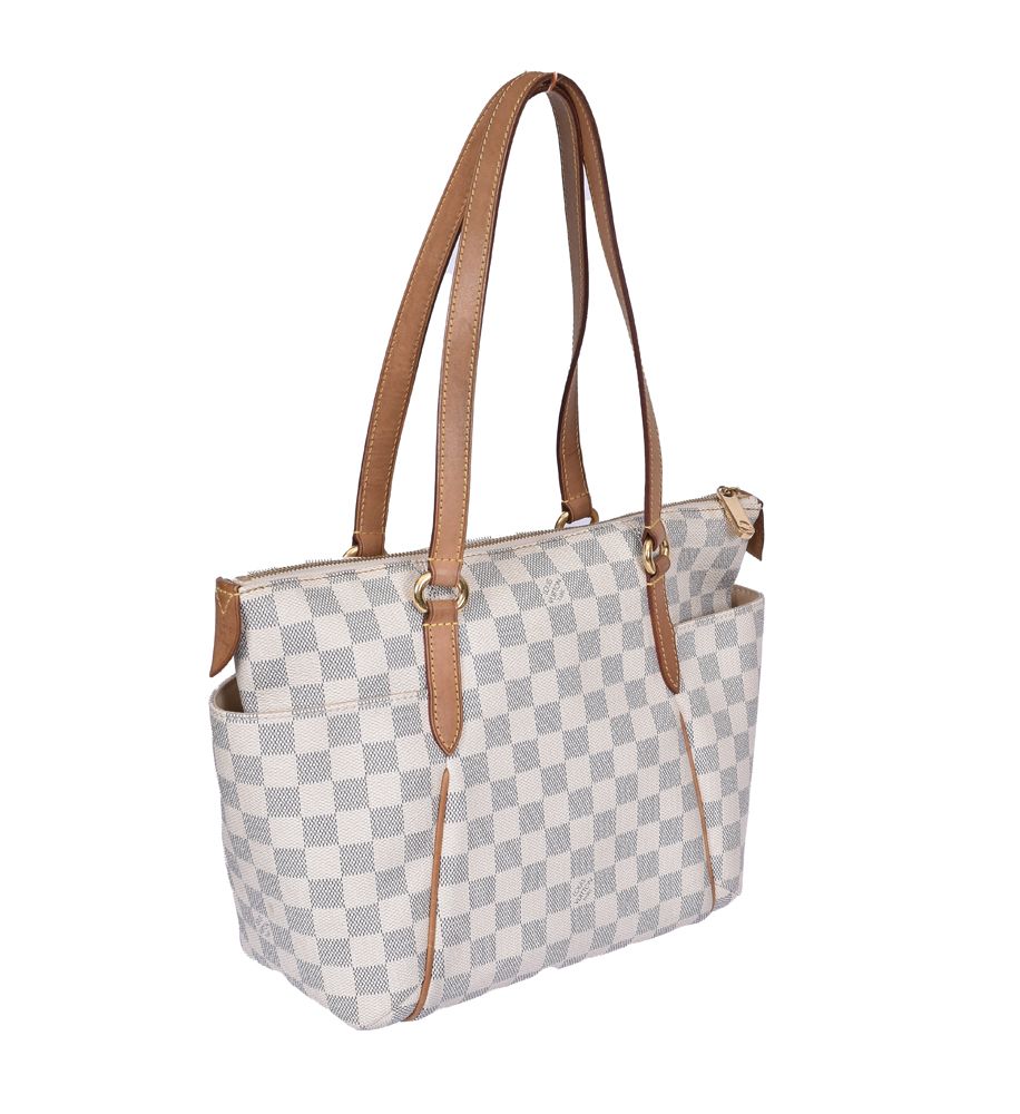 Louis Vuitton Damier Azur Canvas and Leather Totally PM Bag Louis Vuitton