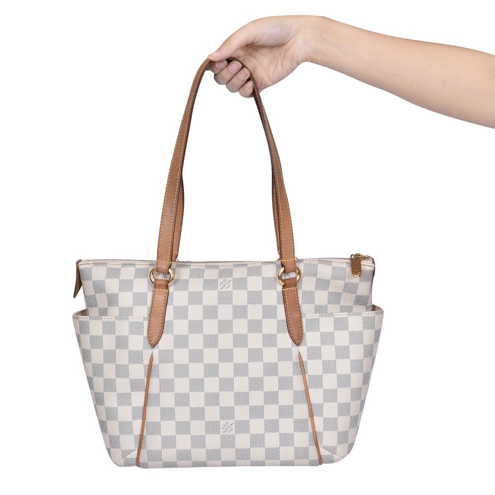 En nat Sky Bliver til Louis Vuitton Totally Pm Damier Tote Bag Rt69-10