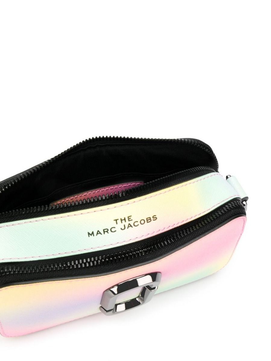 The Marc Jacobs Snapshot Coated Leather Camera Bag In New Black