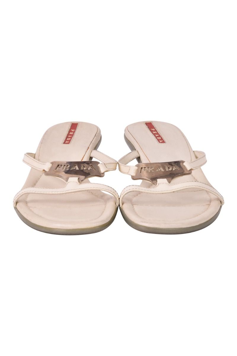 Prada Kitten Heel Sandals