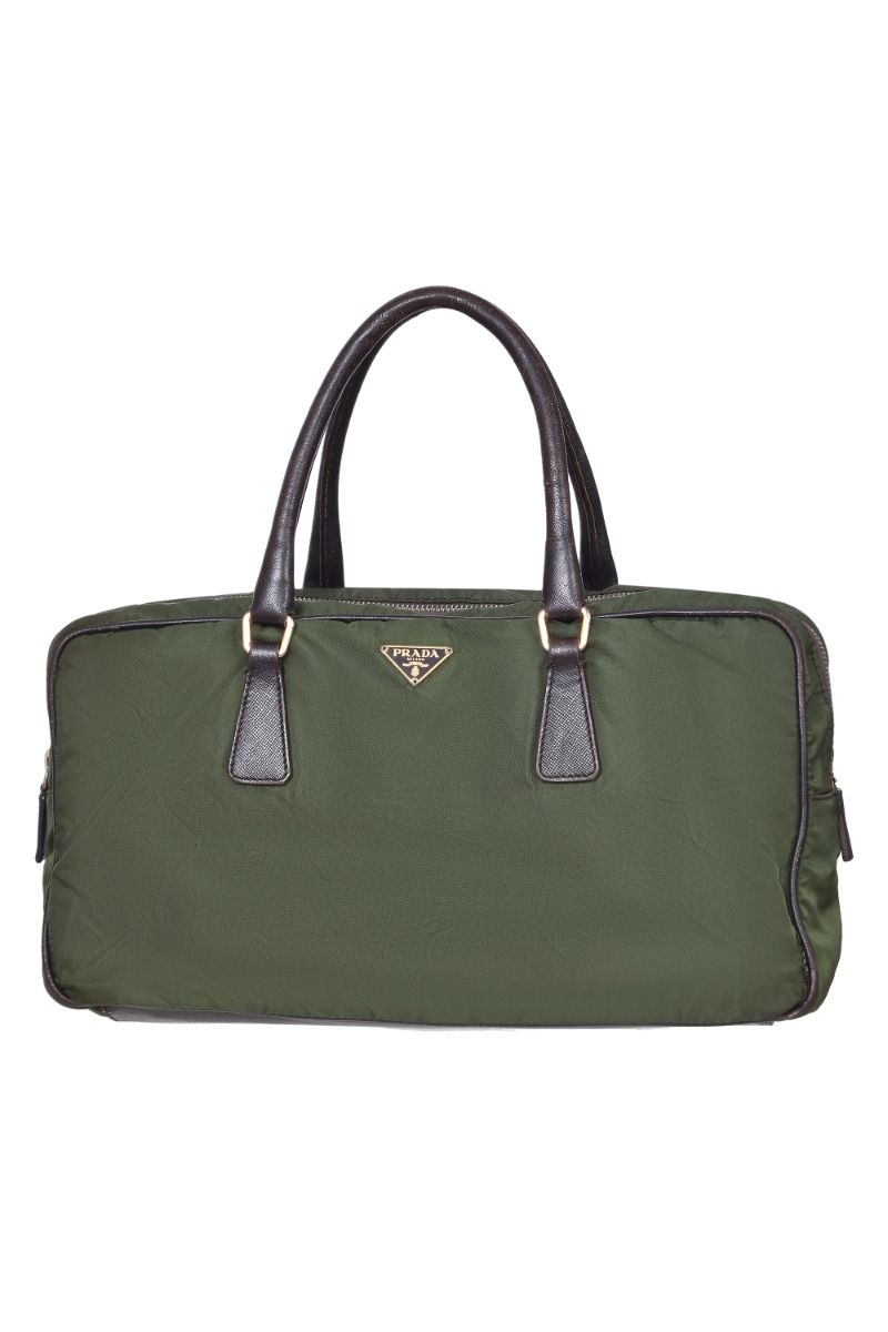Olive green prada bag cheap