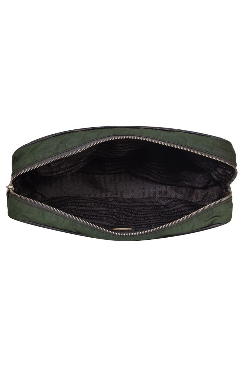 Olive green new arrivals prada bag