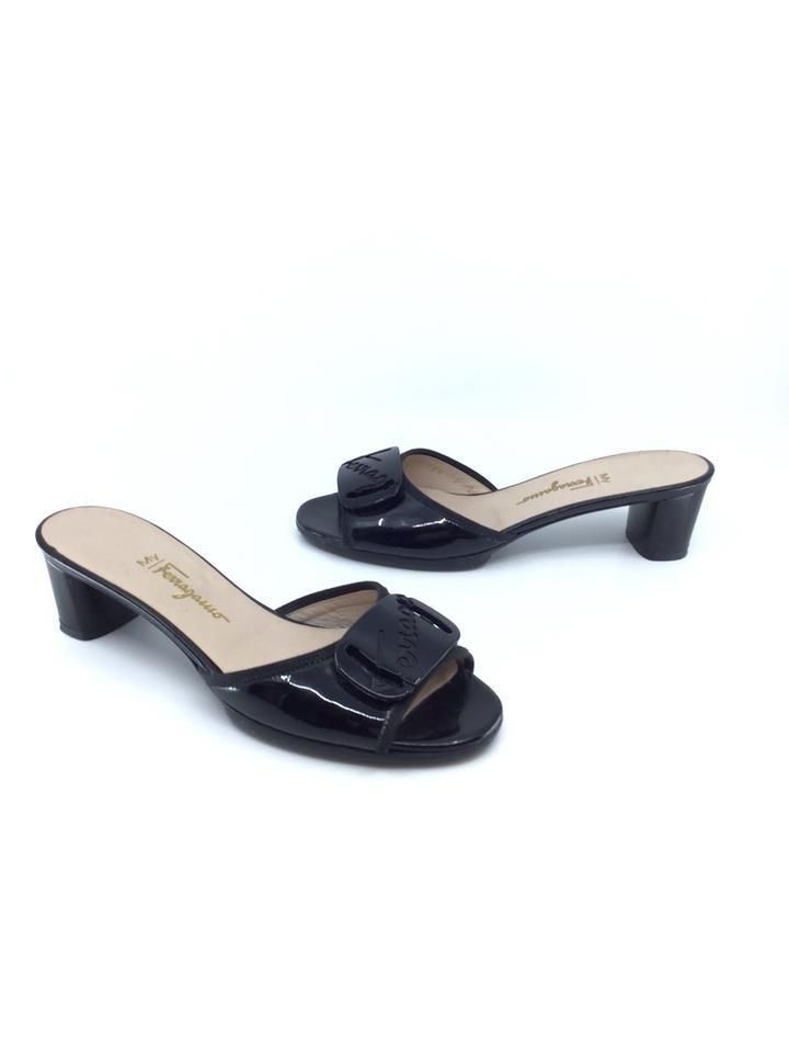 Salvatore ferragamo on sale block heels