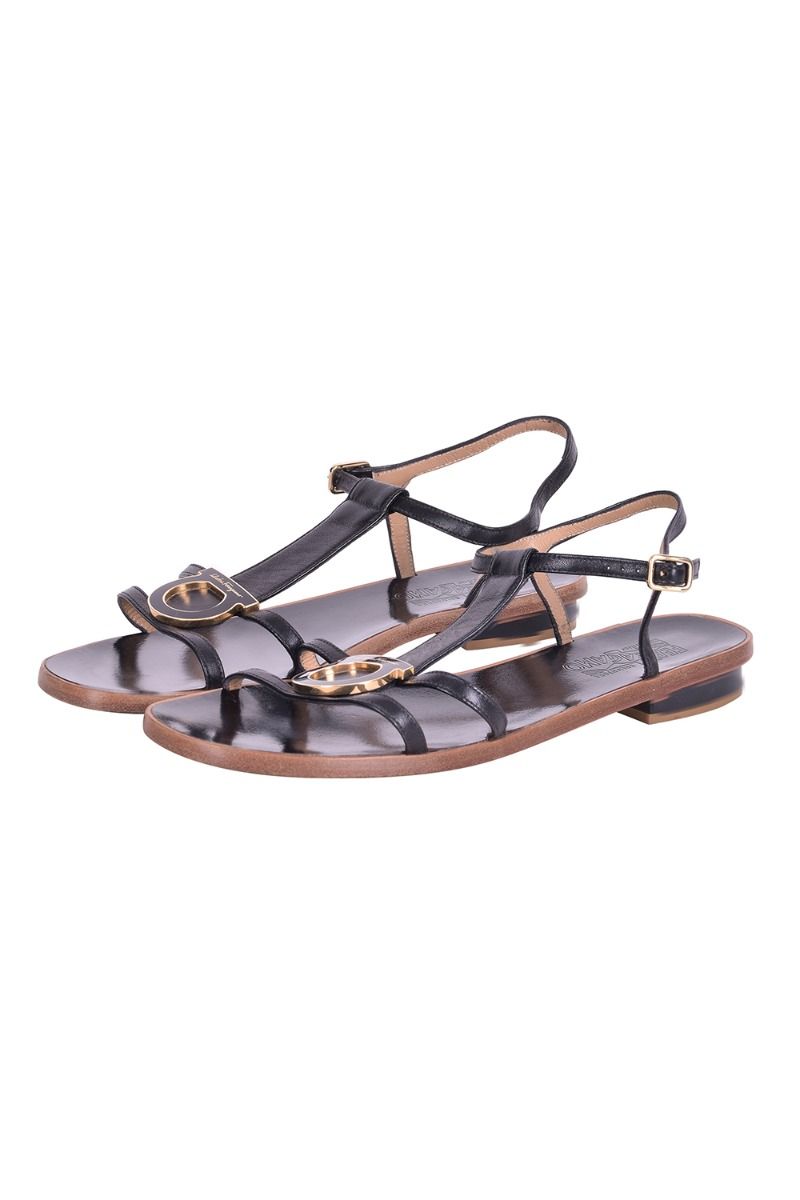 Salvatore ferragamo sales gancini sandals